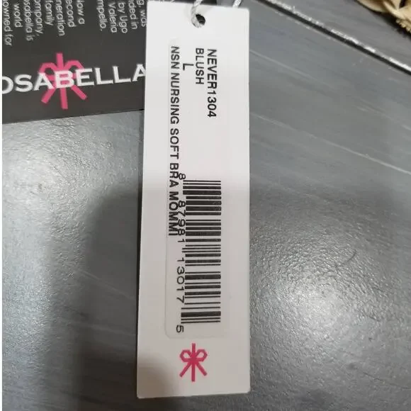 Cosabella Never Say Never Mommie Nursing Bra Maternity Blush Lace Large - Picture 5 of 12